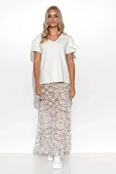 Makadamia stylish womens blouse  Adomoo